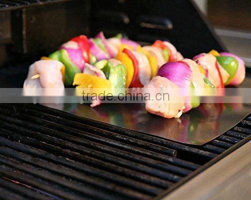 2016 PTFE material BBQ GRILL MAT SET OF 2