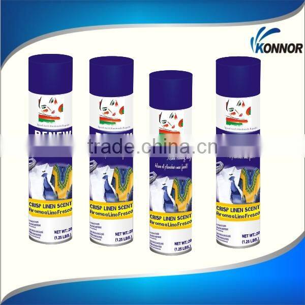 Ironing starch spray in home
