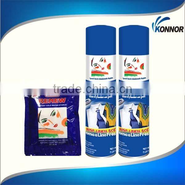 Ironing starch spray in home