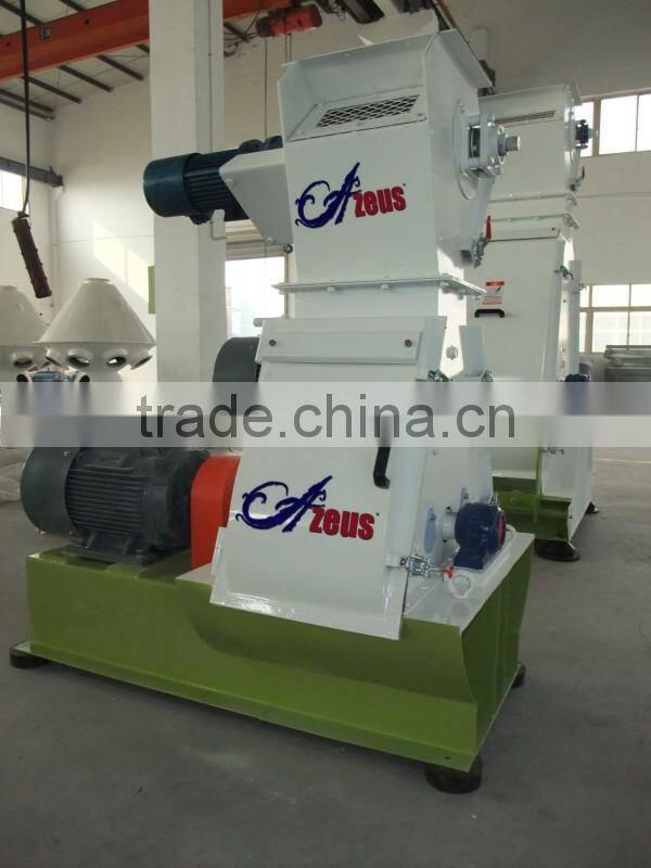 Azeus SFSP112x50 Small Corn Hammer Crusher /SFSP112x60 Rough Crushing Hammer Mill For Feed Use 3mm Screen