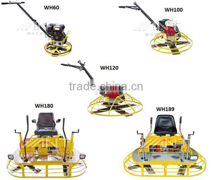 mini power trowel machine WH100 with CE