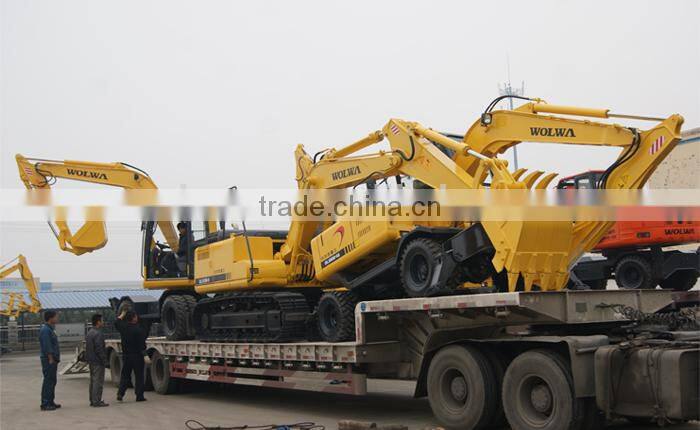 Wolwa High Quality DLS118-9A Wheeled Grapple Stacker Excavator