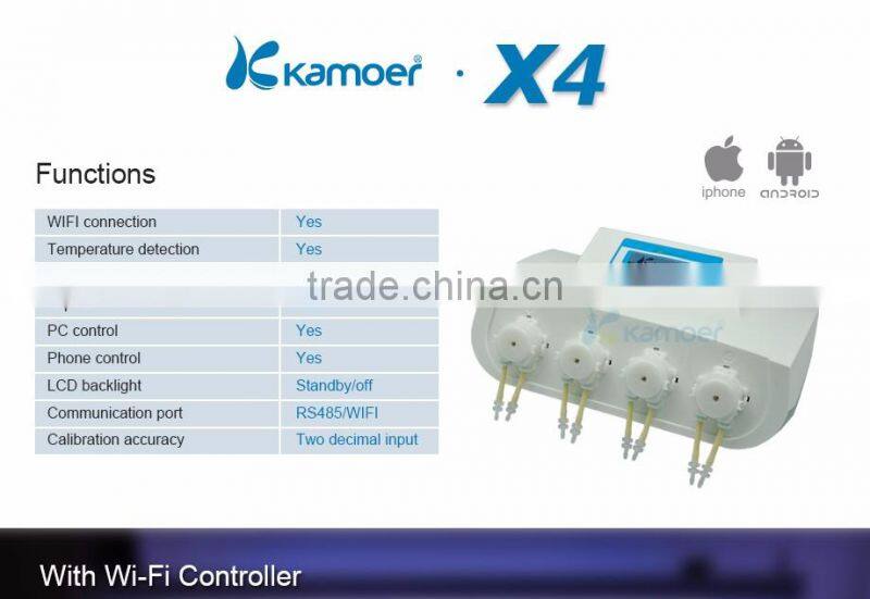 Kamoer X4 wifi dosing pump for aquarium