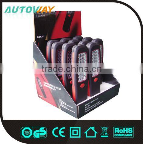 24 led work light with hanger