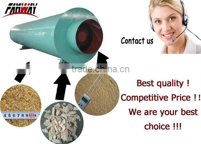 Super quality small sawdust dryer/drying machine for sawdust