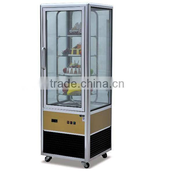 jieguan luxury free standing double arc cake Display Cooler /Cake Display Refrigerator CW-1200