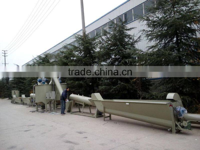 PET recycling and washing plant