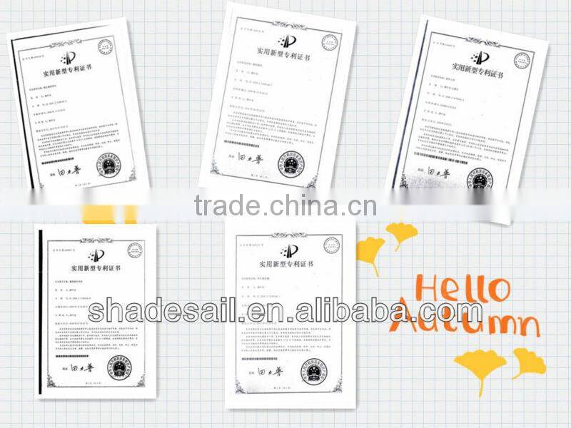 Hot sale in JAPAN 100% HDPE 5 year UV warranty factory colorful cheapier sunshade with 5 tubes for window