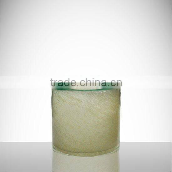 wholesale high quality color glass jar for candles,colorful nano slim glass