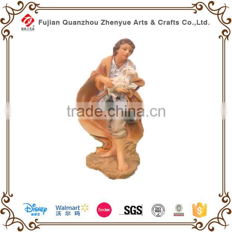 Cowboy Resin Religious Statue For Home Decoration Resin Religious Statue