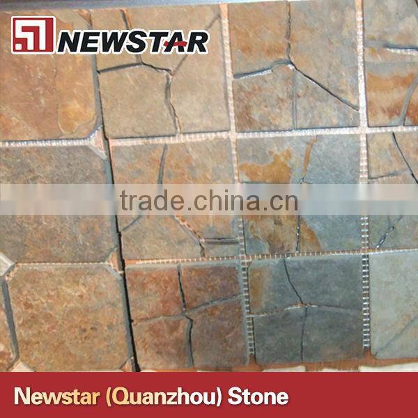 Decorative backsplash slate tile