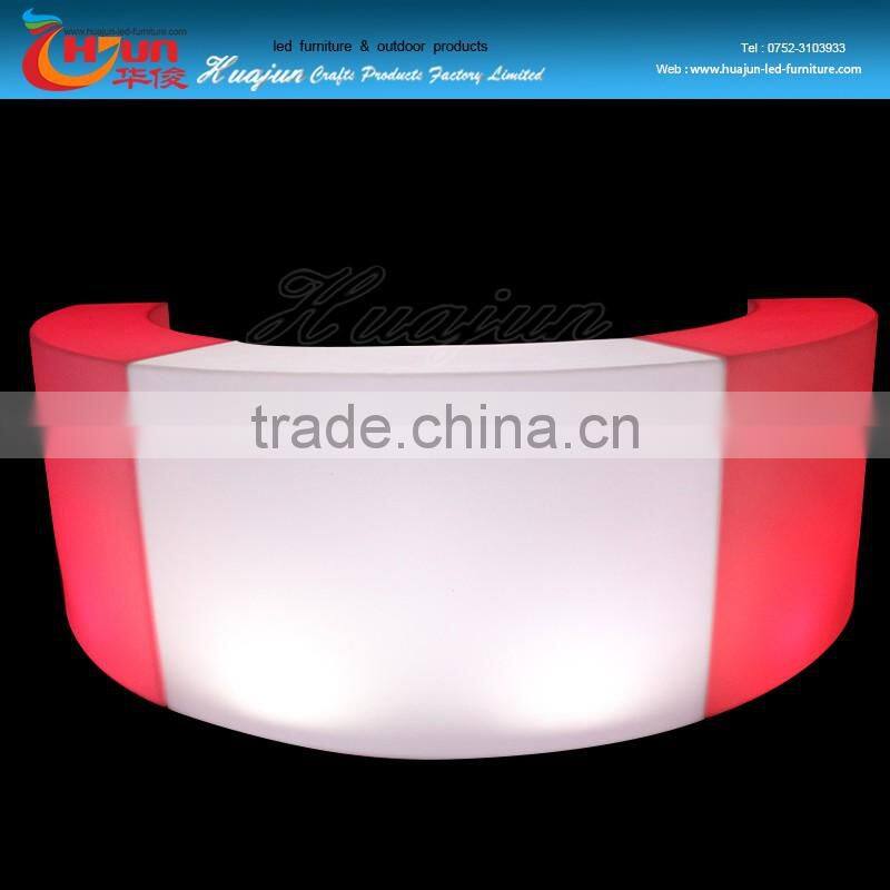 hot selling restaurant bar counter design with LED