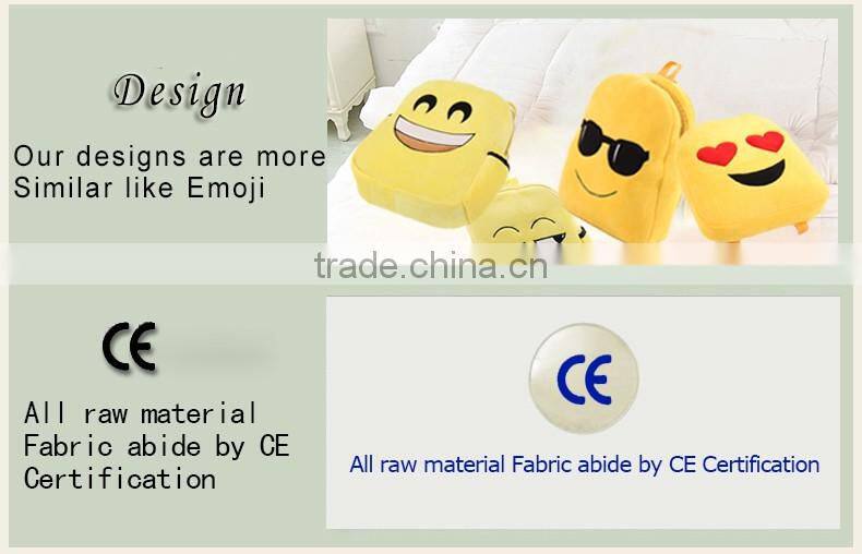 Kid Emoji New Kid Plush School Bag For Wholesale
