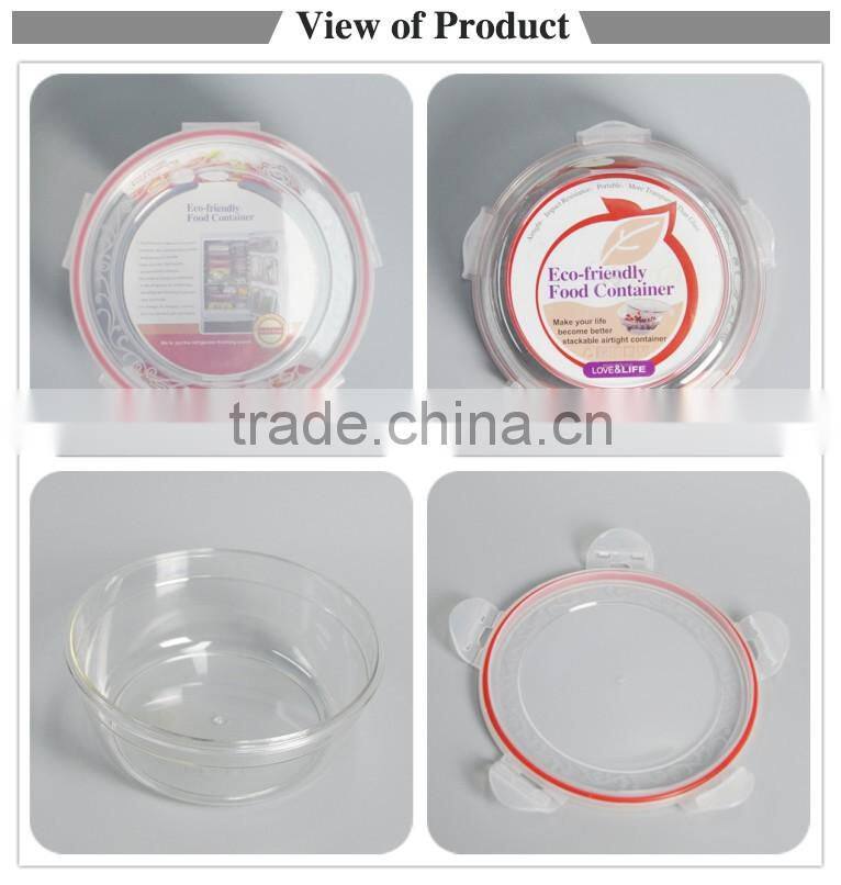 3 pieces plastic lunch box meal prep food container