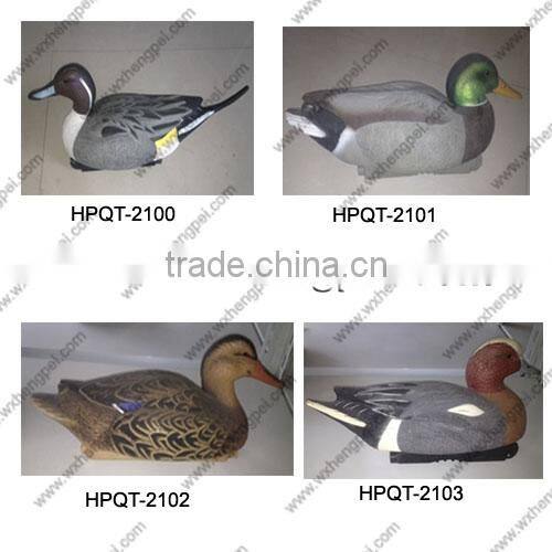 The simulation model of wild duck hunting bait, duck hunting model
