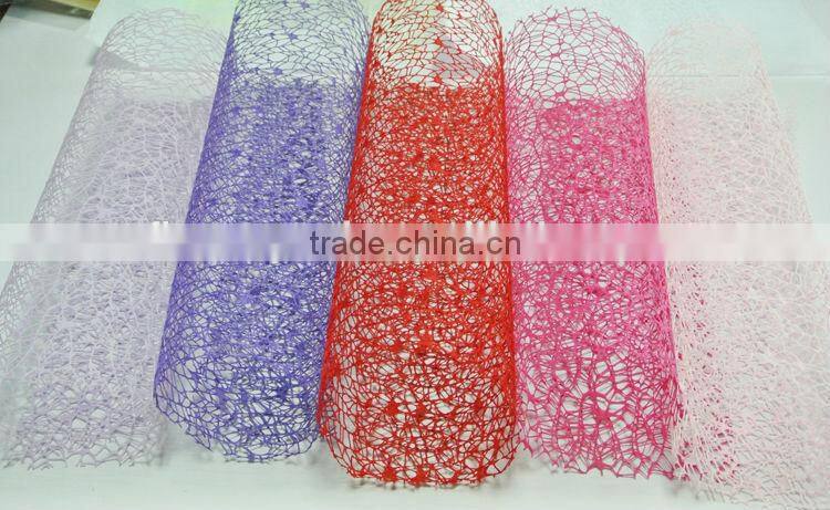 Plastic mesh for packaging