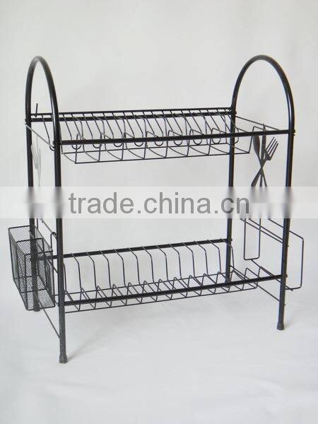Multifunction Large Capacity Flatware bowl& Dish display holder cabinet dish rack or dish drainer
