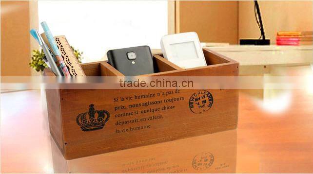 2015 Wholesale and customize wooden pencil box