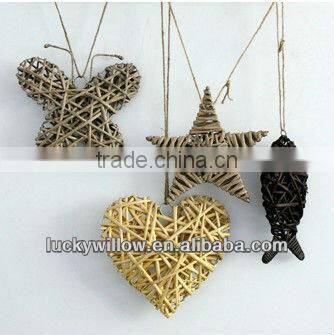 decorative willow pendant willow fish pisciform