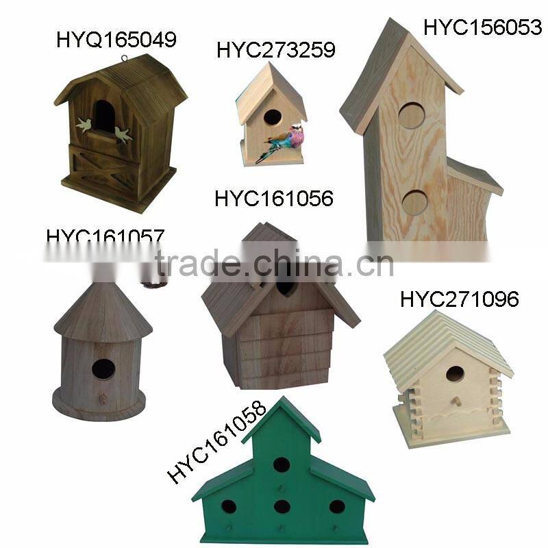 wholesale small wooden bird houses