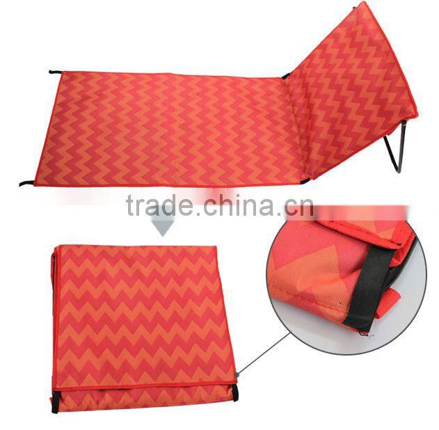 3 in 1 outdoor lounger chair foldable beach chair mat