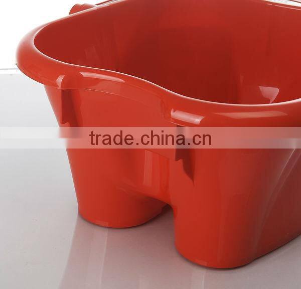 Plastic foot washing bucket