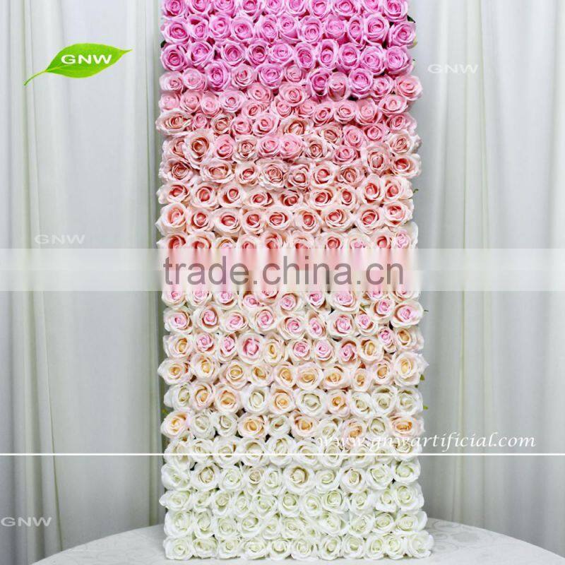 GNW FLW1705002 Use pink gradient color fill lighted backdrops for weddings
