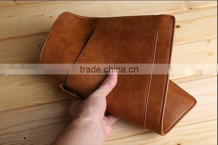 Manufacture leather laptop bag for travel accessories, for multifunction laptop bag