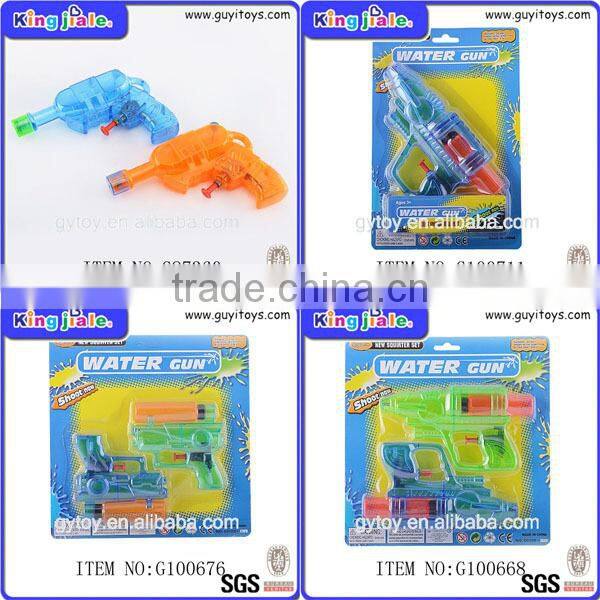 Wholesale cheap customized promotional transparent revolver water gun