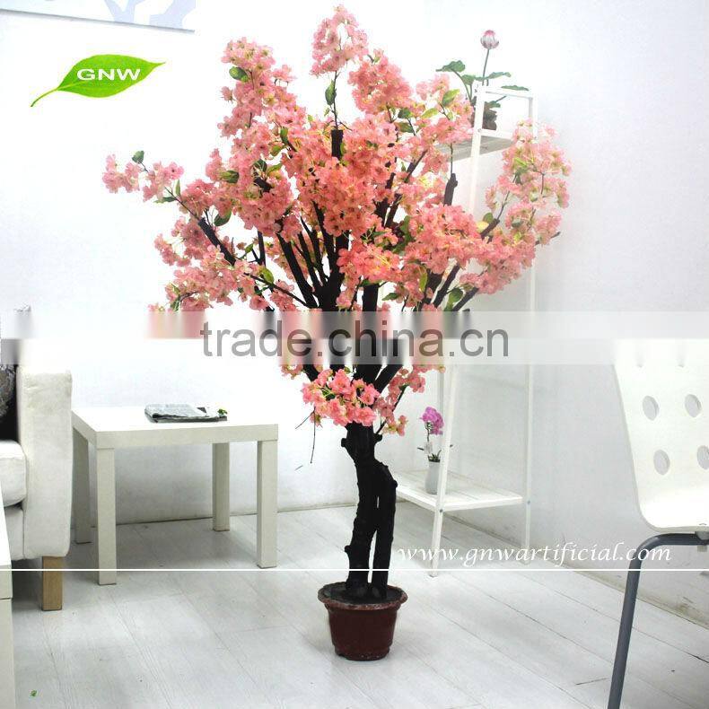 BLS031 GNW silk artificial tree cherry for home garden decoration