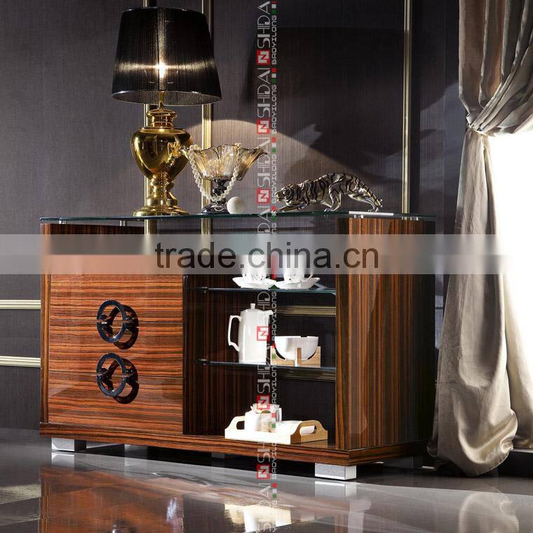 antique reproduction sideboard / sideboard with mirror / sideboard cupboard buffet N6316