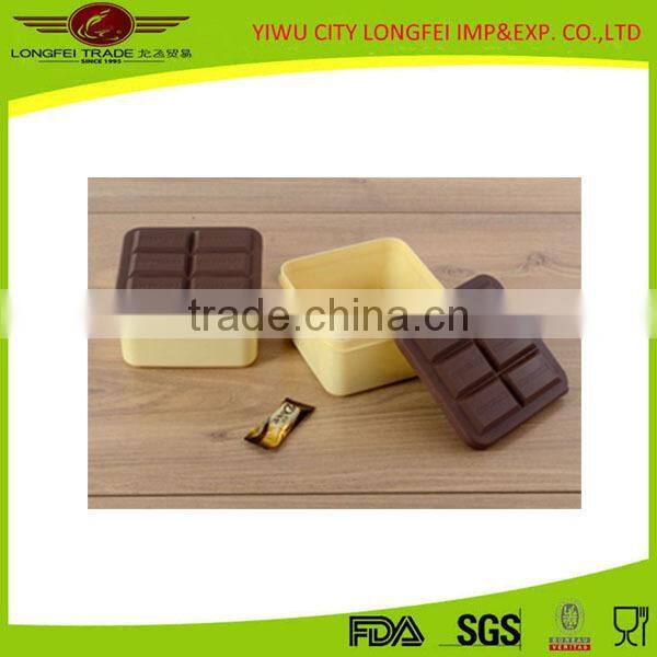 Chocolate Shaped Small Plastic Food Preservation Container