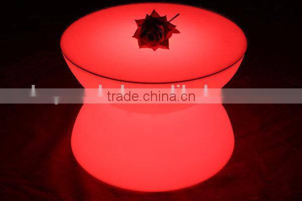 illuminated Spa triangle shaped led tables for indoor or outdoor using