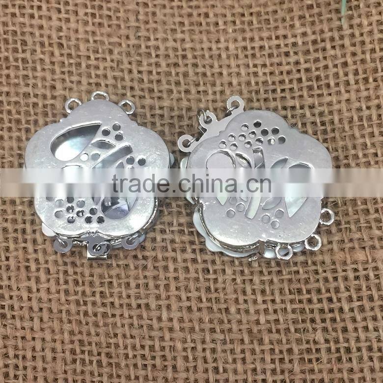 3 rows 32 mm 925 sterling silver necklace jewellery findings