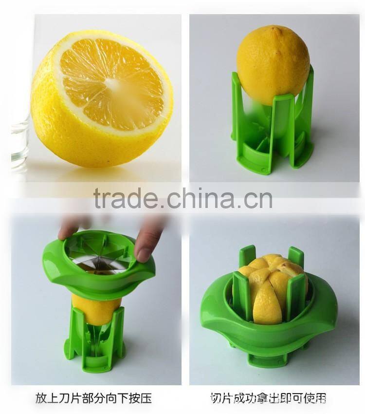 2016 new design Plastic lemon slicer for kitchen as seen on TV