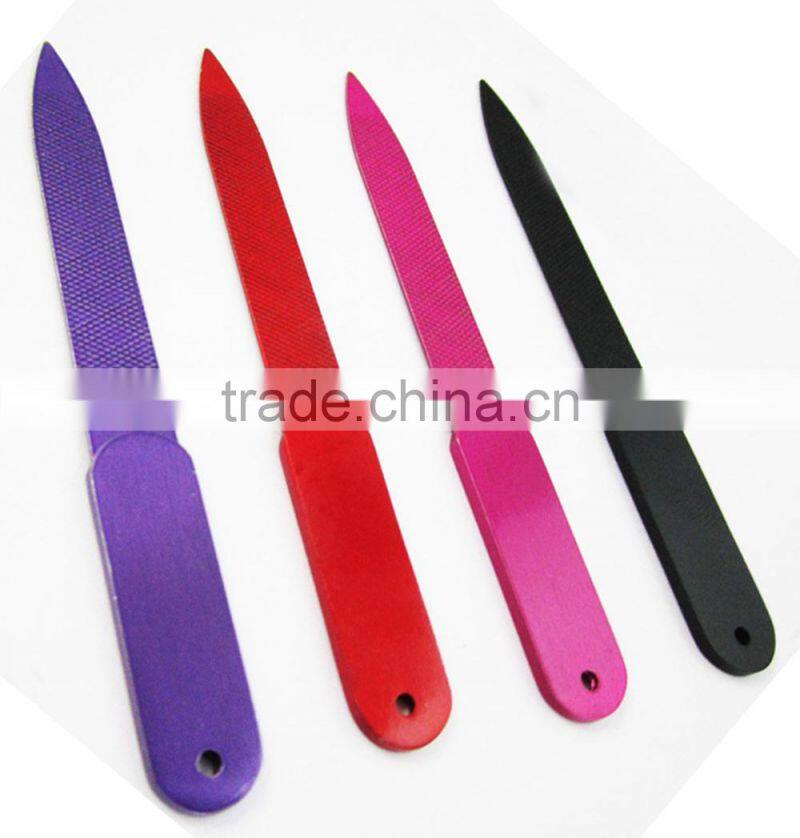 Personal Care Metal Colorful Nail File Gift