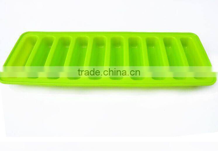 Safe Silicone Ice Cube Tray , Ice Cream Bar Molds