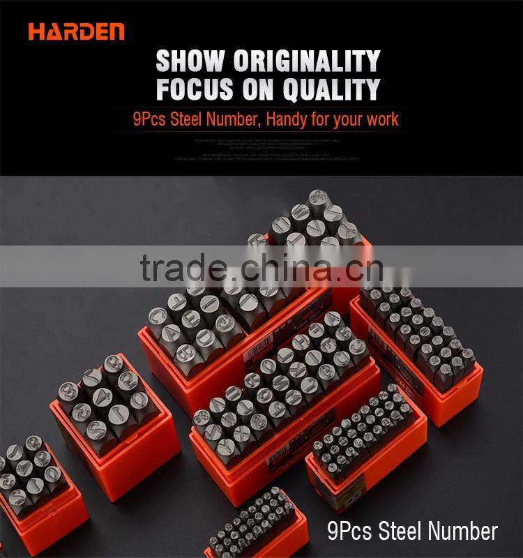 Professional 4mm 9PCS Steel Number