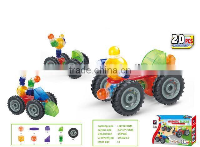 2017 children educational magnetic block building toy 32pcs