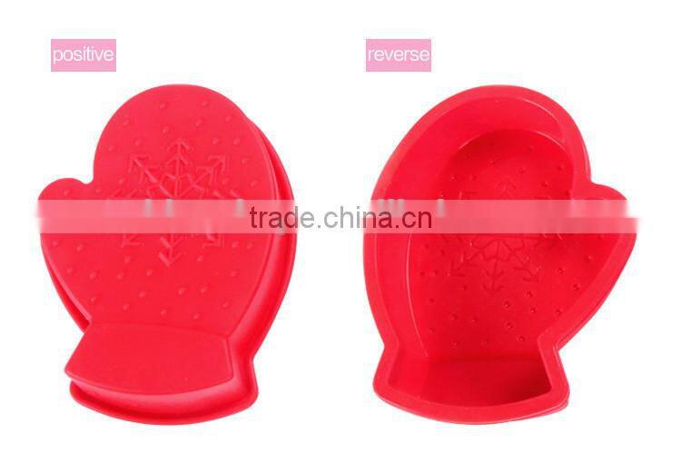 Silicone chiffon foot shaped jelly cake mold christmas soap molds pudding chocolate cup