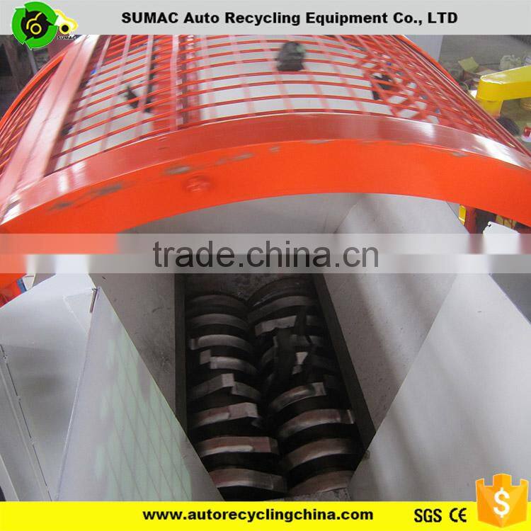 SUMAC automatic used tire recycling shredder machine price