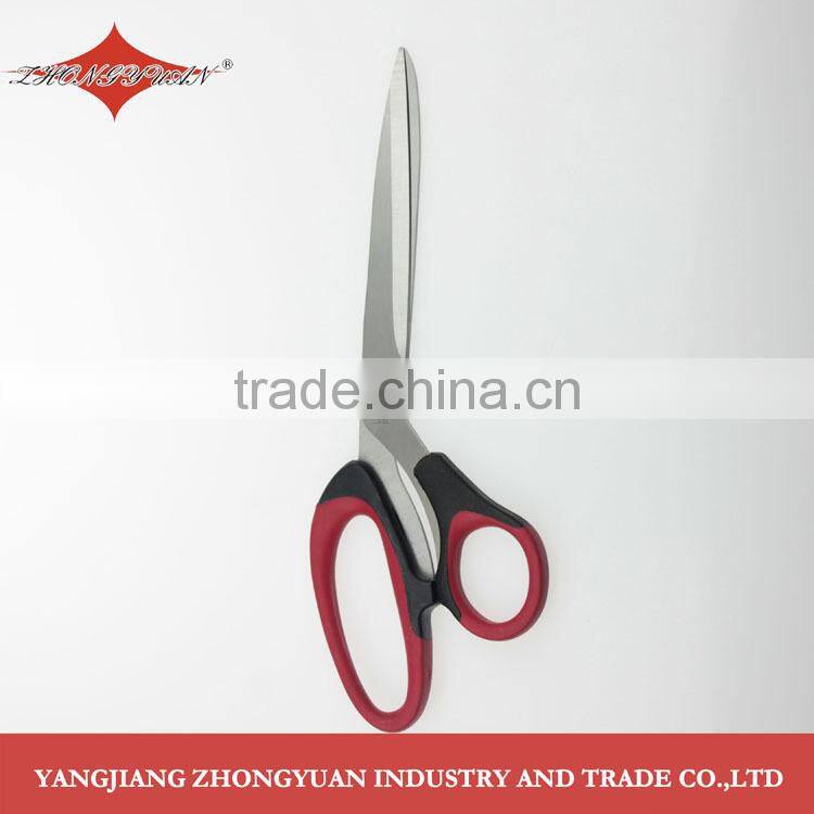 Stainless steel scissors with soft plastic handle 2 sizes