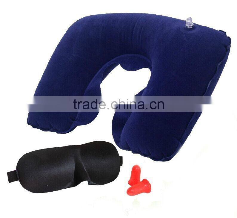 sleep set eye mask,ear plugs and neck rest