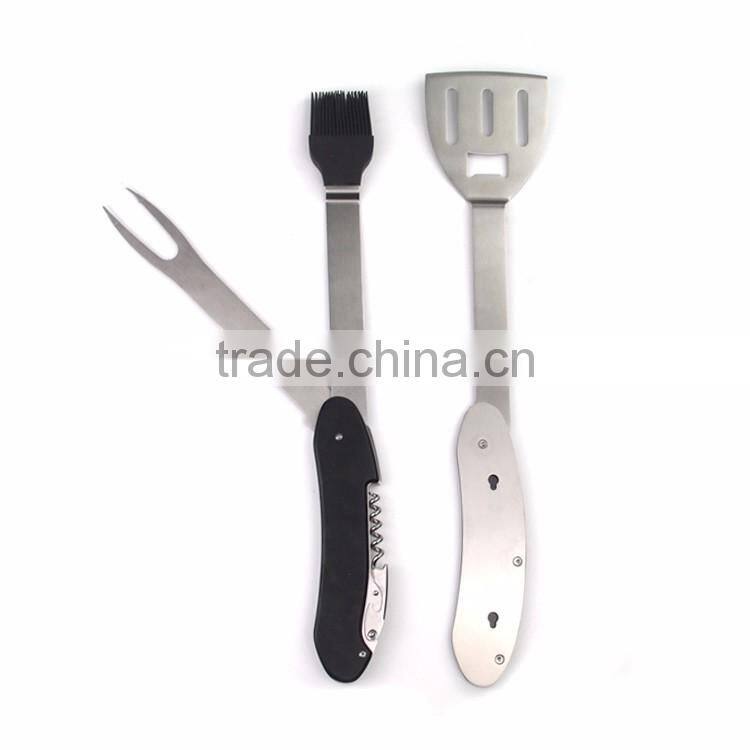 5-1 stainless steel multi-function outdoor grilling tools