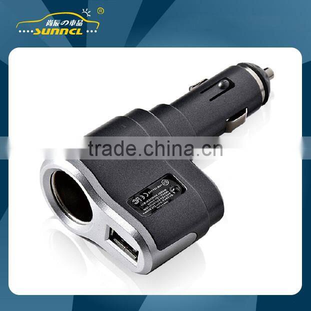 2015 CE Approval Dual USB Car Power Charger , Mini Charger for iPhone , Samsung