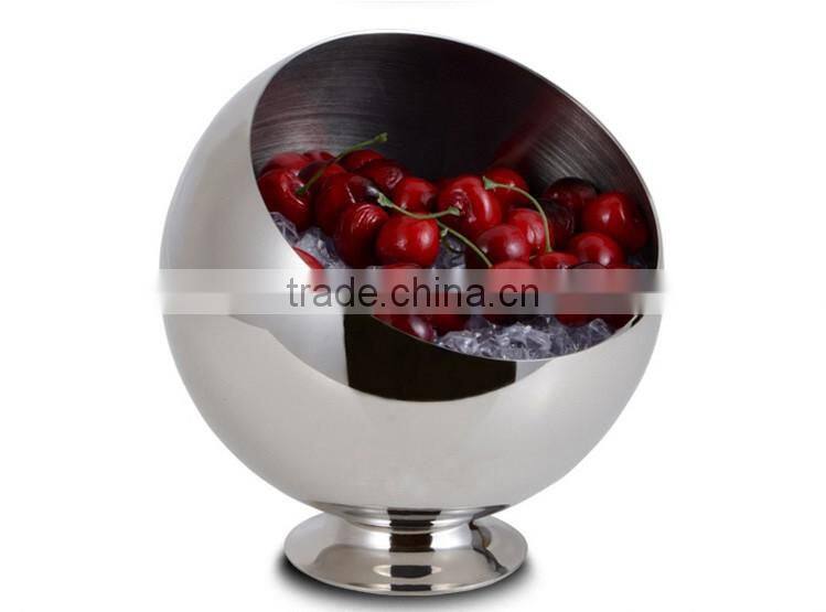 Stainless steel double wall round bowl set stainless steel mixing bowls