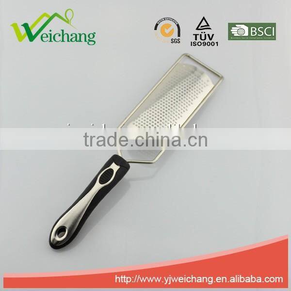 WCGT271 New product stainless steel ETCHING GRATER grater manual cheese grater vegetable kitchen graters with PP handle