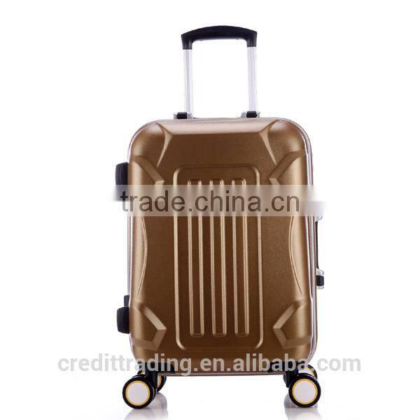 3pcs set hard shell luggage, abs trolley suitcase factory price
