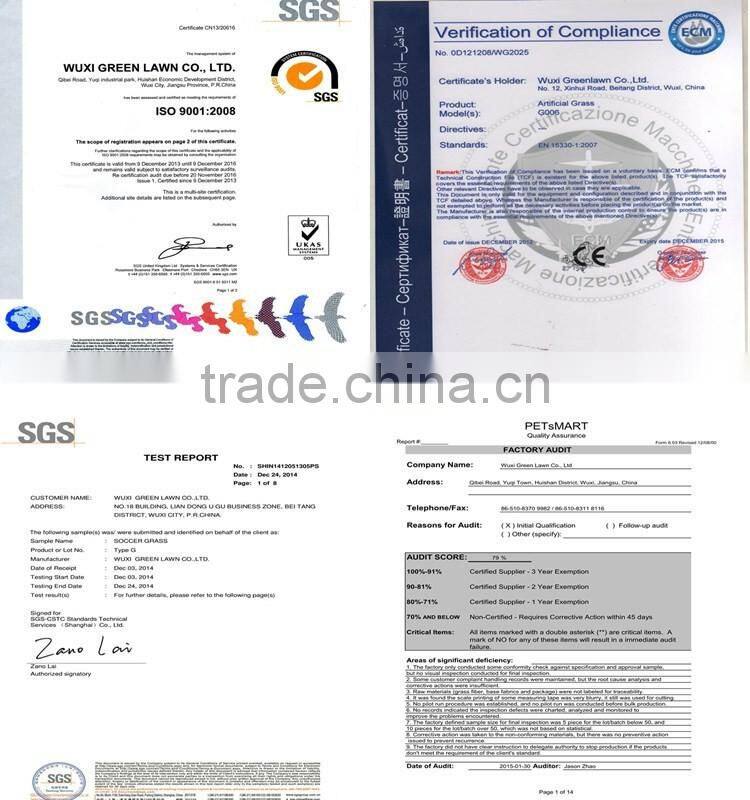 China manufacturer artificial grass door mat custom size as required