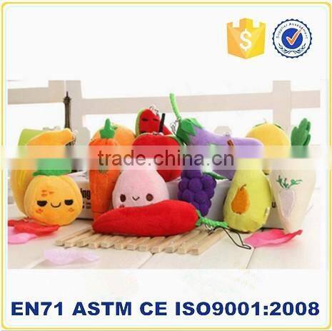plush vegetable toys with carrot pineapple designs